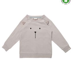 Turtledove London Full Sleeves Organic Cotton Sweatshirt Bear Print - Beige-image-70