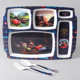 Disney Pixar Cars 5 Partition Plate - Multicolour-9