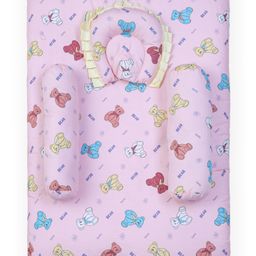 Enfance Nursery 4 Pieces Print Gadda Set -Pink-picture-9