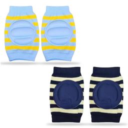Chinmay Kids Crawling Anti-Slip Padded Stretchable Elastic Cotton Soft Breathable Comfortable Knee & Elbow Cap with Lining Pattern Pack of 2 - Multicolour-71