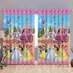 Muren Digital Cartoon Printed Door Curtains Pack of 2 - Multicolor(Color May Vary)-image-87