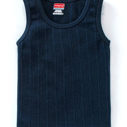 Babyhug Sleeveless Pull Over Thermal Vest -Navy Blue-image-96
