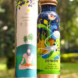 Sarveda Tatvamassi 500 ml Copper Bottle-14