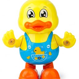 Fiddlerz Dancing Duck Toy for Kids with Light Music and Swinging Hands and Feet Movement Battery Operated Animal Toy for Boys and Girls (Multicolor)-picture-29