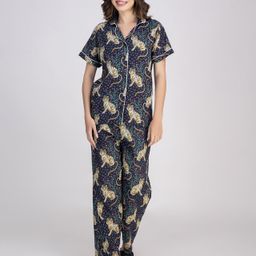 Moomaya Women Printed Night suit-image-66