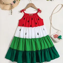 INCLUD Print A-Line Dress-16