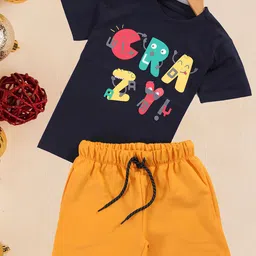 Arshia Fashions Boys Printed T-shirt with Shorts-picture-57