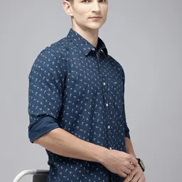 Arrow Sport Manhattan Slim Fit Floral Printed Pure Cotton Casual Shirt-picture-28