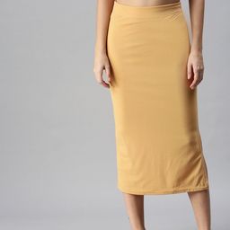 Selvia Beige Side Slit Saree Shapewear 180TK123-picture-26