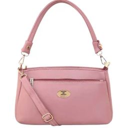 Esbeda Peach PU Solid Sling Handbag-86