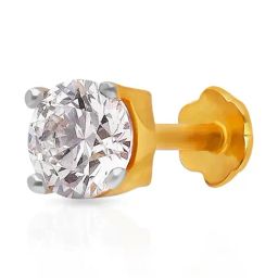 Malabar Gold and Diamonds 22k BIS Hallmark Yellow Gold Nosepin for Women-picture-25