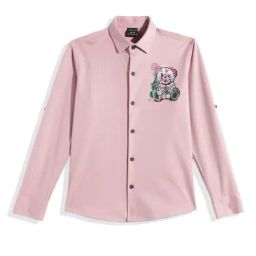 Cavio Boys Magenta Comfort Fit Shirt-image-36