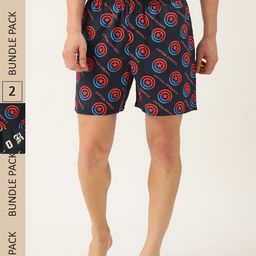 Kook N Keech Men Set of 2 Marvel Printed Cotton Boxers KS22M759-image-45