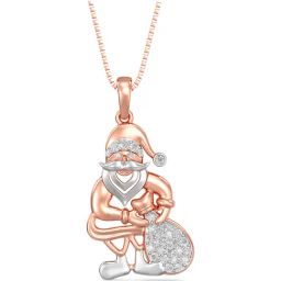 Joyalukkas 18k Rose Gold & Diamond Pendant with Chain for Women-picture-48