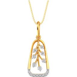 Joyalukkas 18k Gold & Diamond Pendant with Chain for Women-image-103
