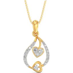 Joyalukkas 18k Gold & Diamond Pendant with Chain for Women-image-110