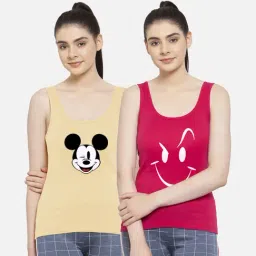 Friskers Multicolor Printed Camisole (Pack Of 2)-picture-21