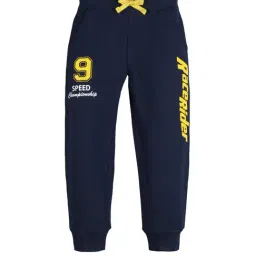 Plum Tree Kids Navy Printed Joggers-image-18