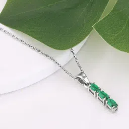 GIVA 925 Silver Nature's Charm Pendant with Link Chain for Women & Girls-image-20