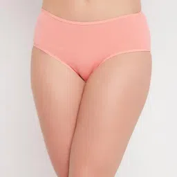 Clovia Peach Graphic Print Panty-image-88
