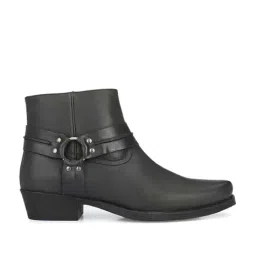 Delize Men's Black Casual Boots-image-25