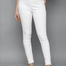 Allen Solly White Mid Rise Jeans-image-98