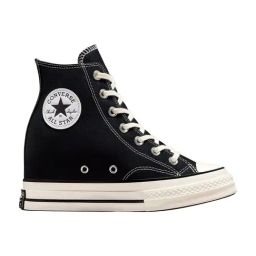 Converse Women's Chuck 70 Internal Wedge High Top Black Sneakers-picture-29