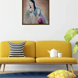 The Art House Abstract Multicolor Canvas Painting-image-38