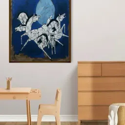 The Art House Abstract Multicolor Canvas Painting-image-24