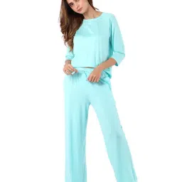 Nite Flite Light Blue T-Shirt With Pyjamas-image-32