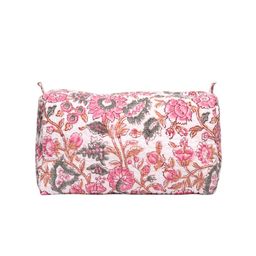 Block N Style Unisex Floral Printed Pure Cotton Makeup Pouch-9