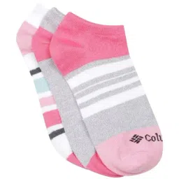 Columbia Multicolor Polyester Striped Socks Pack of 3-image-52