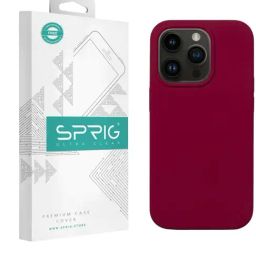 Sprig Liquid Silicone Back Cover for APPLE iPhone 14 Pro (Red)-image-75