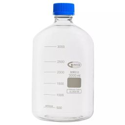 Glassco GC-274.202.06A1PC Chemical Bottle with Reagent Narrow Clear Mouth 3000 ml-10