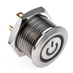 RS PRO Illuminated Push Button Switch Momentary 16 mm Cutout SPST Yellow LED 36 V DC, 1759642-image-105