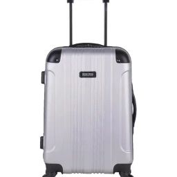 Kenneth Cole Silver Textured Small Carry-On Luggage-46
