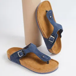 Ginger by Lifestyle Women Buckle Detail T-Strap Flats-image-95