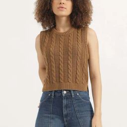 United Colors of Benetton Brown Textured Top-picture-23