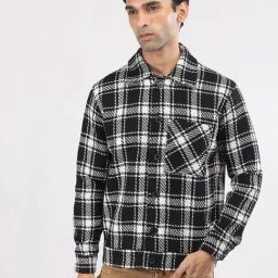Chkokko Multi Relaxed Fit Checked Shackets-image-87