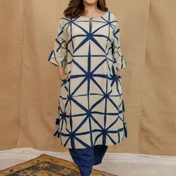 THE INDIAN ETHNIC CO Women Loose Fit Cotton Salwar-image-80