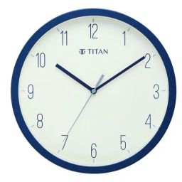 Titan Contemporary Colours Wall Clock - Blue 32 cm x 32 cm (Medium)-18