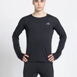 adidas Black Slim Fit Adizero Running T-Shirt-picture-15