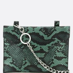 Forever 21 Green Polyester Textured Sling Handbag-image-82