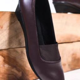 TRYME Women's Maroon Pump Shoes-image-9