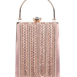 Odette Mauve Embellished Clutch-13