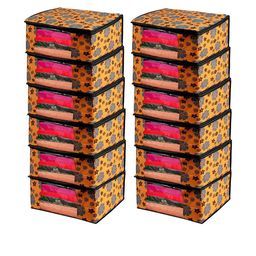 AMAK INC Orange Fabric Multi-Utility Wardrobe Organisers-picture-17
