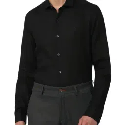 Simon Carter London Black Slim Fit Shirt-image-47