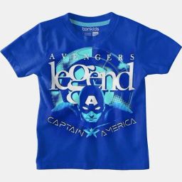 Bonkids Boys Typography Printed Cotton T-Shirt-image-2