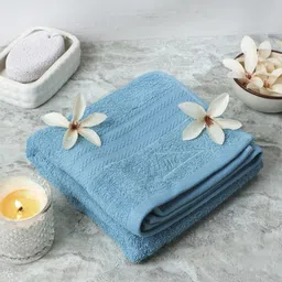 Monte Carlo Turquoise Blue Cotton 400 GSM Bath Towel-43
