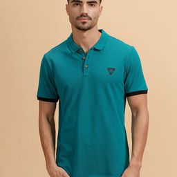 WROGN Polo Collar Pure Cotton Slim Fit T-shirt-image-52
